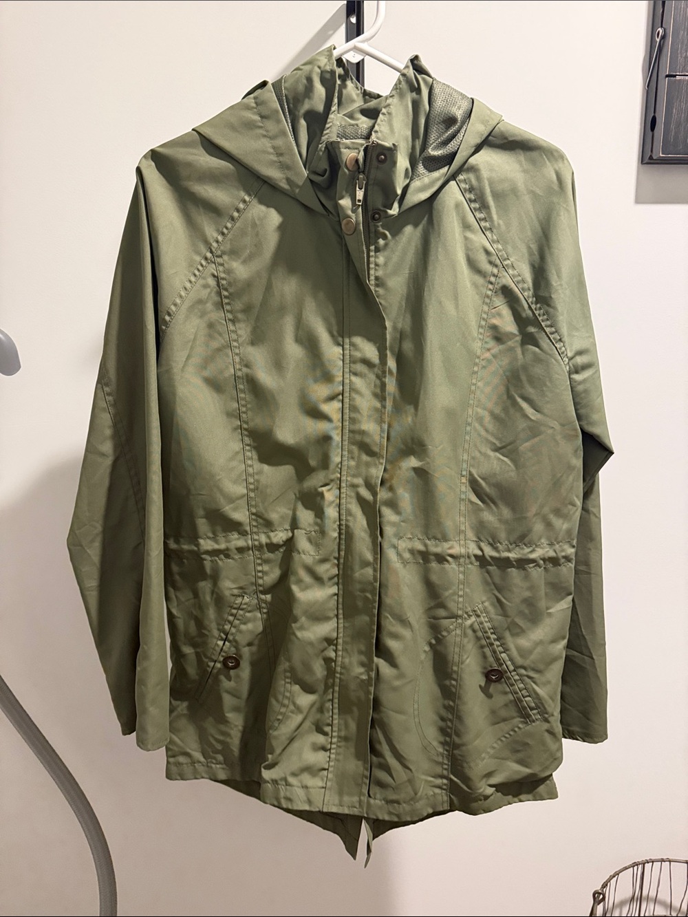 O'Neill Olive Green Hooded Utility Jacket